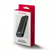 AXAGON EEM2-SC externes USB-C 10 Gbit/s schraubenloses Metallgehäuse für M.2 NVMe SSD, ein Einschub, grau