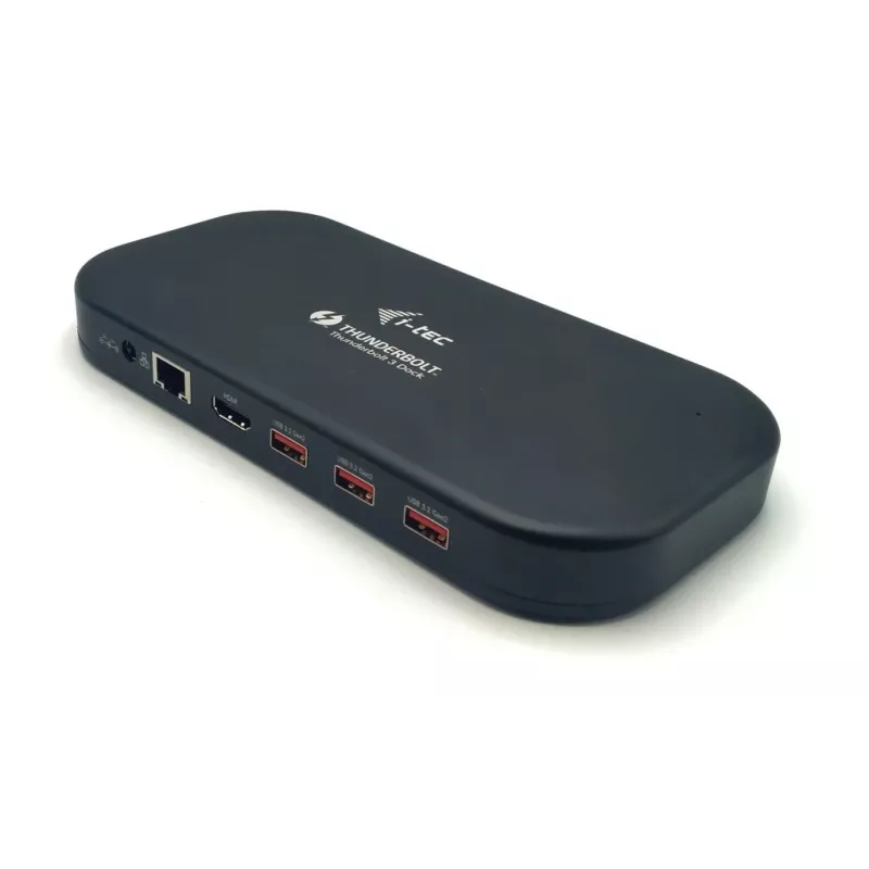 i-tec Thunderbolt 3/USB-C Dual-4K-Dockingstation + USB-C-auf-DisplayPort-Kabel (1,5 m) + Stromversorgung 60 W