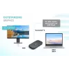 i-tec Thunderbolt 3/USB-C Dual-4K-Dockingstation + USB-C-auf-DisplayPort-Kabel (1,5 m) + Stromversorgung 60 W