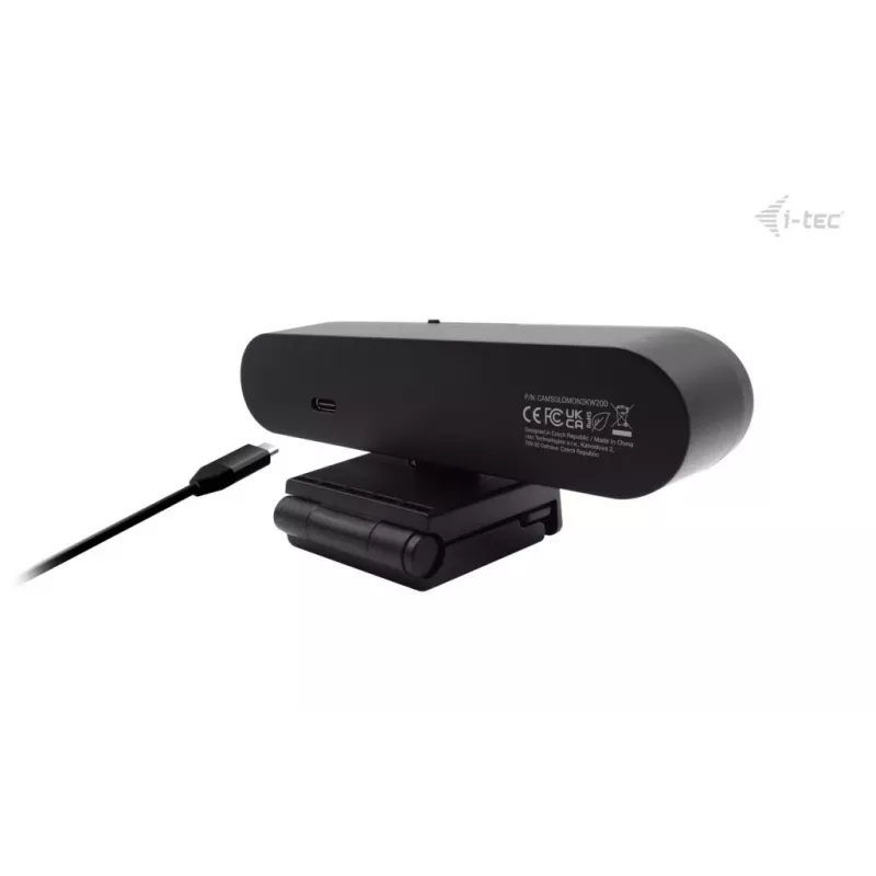 i-tec SOLOMON WH200 2K Webcam Windows Hello, 4 MP, 2560 x 1440 Pixel, 2K Ultra HD, 60 fps, 1920x1080@30fps, 1280x720@30fps, 2560x1440@30fps, Auto