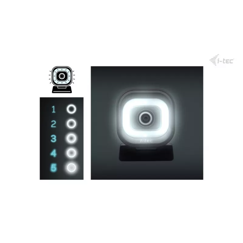 Webcam ITEC i-tec SOLOMON 700 STREAM 4K mit 3840x2160@60fps, 8,29 MP, USB-C, 1/4 Zoll Stativgewinde
