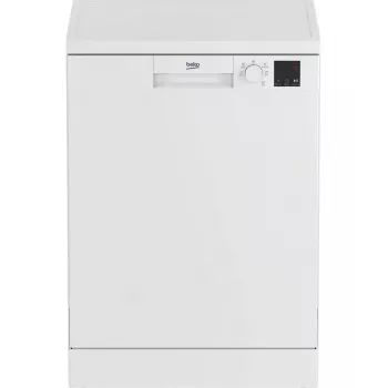Freistehende Spülmaschine BEKO DVN05320W — 60 cm Breite, 13 Gedecke, 49 dB, 5 Programme, Energieeffizienzklasse E