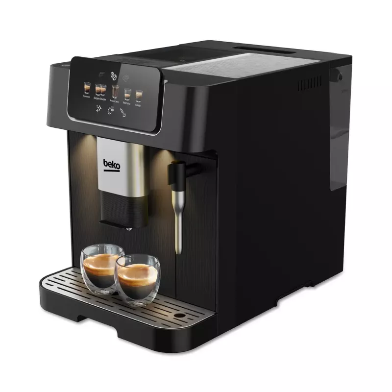 Beko CEG7302B CaffeExperto Kaffeevollautomat mit Dampfdüse