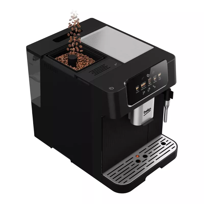 Beko CEG7302B CaffeExperto Kaffeevollautomat mit Dampfdüse