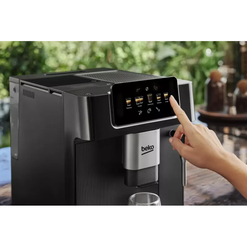 Beko CEG7302B CaffeExperto Kaffeevollautomat mit Dampfdüse