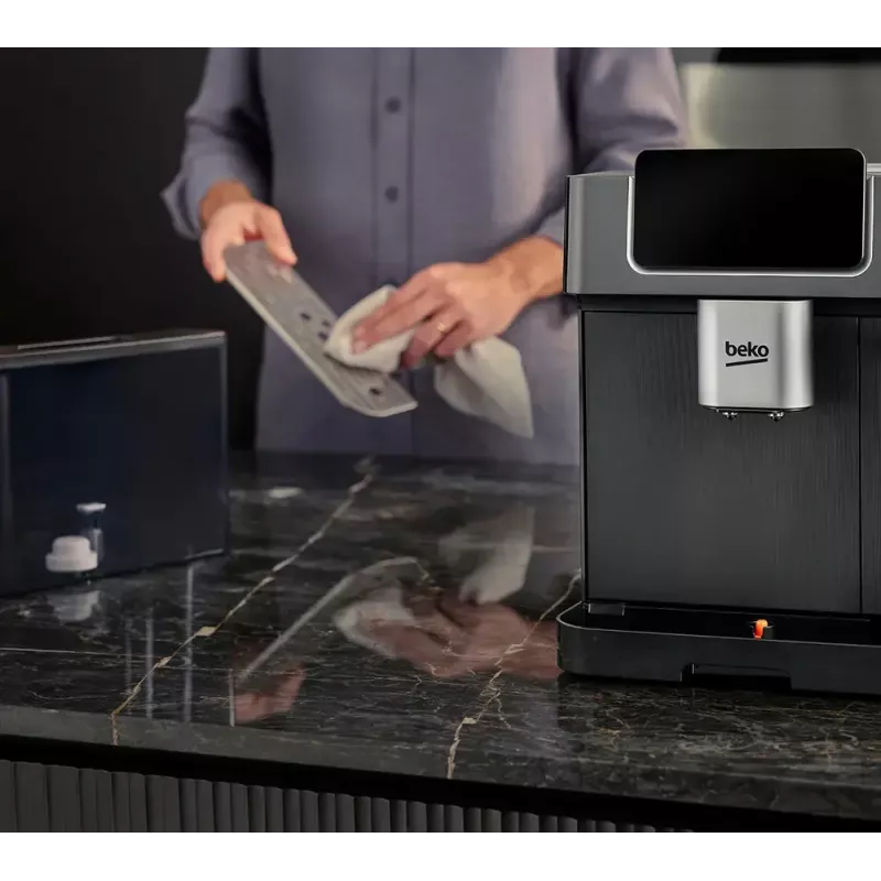 Beko CEG7302B CaffeExperto Kaffeevollautomat mit Dampfdüse