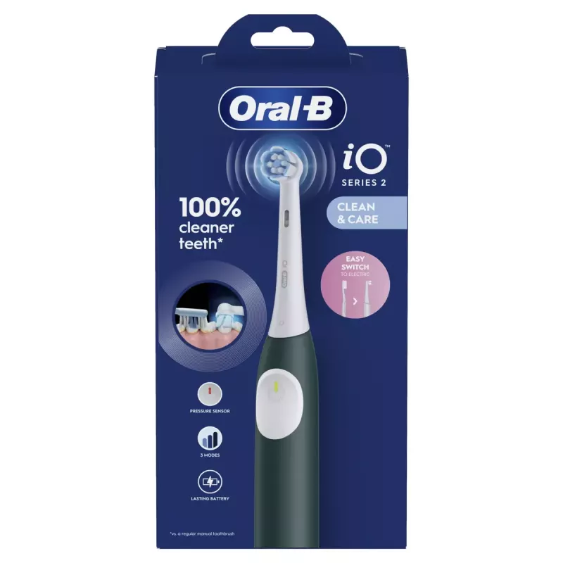 Elektrische Zahnbürste BRAUN Oral‑B iO2 (Modell iOS2.1C9.0G) Grün Forest