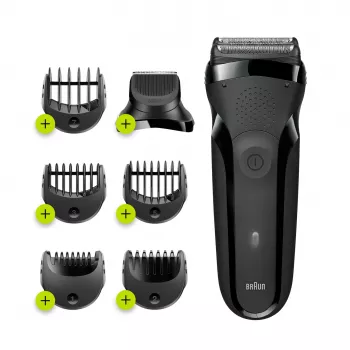 Braun Series 3 300BT kabelloser Nass- und Trocken-Folienrasierer mit Trimmer