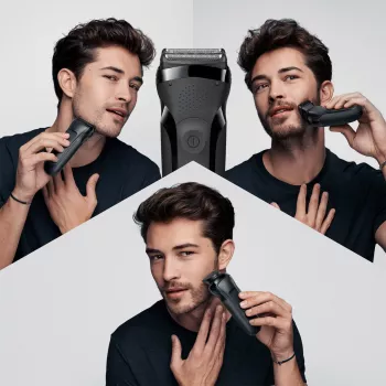 Braun Series 3 300BT kabelloser Nass- und Trocken-Folienrasierer mit Trimmer