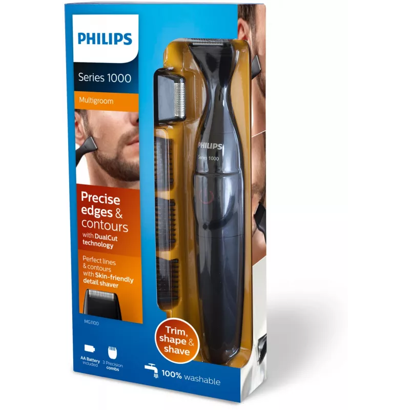 Philips MULTIGROOM Series 1000 Ultrapräziser Barttrimmer MG1100/16