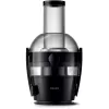 Slow Juicer Philips Viva Collection HR1856, 800 W, schwarz, LED-Display, Saftbehälter