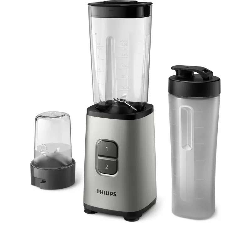 Philips Daily Collection HR2604/80 Mixer 1 L Tischmixer 350 W Schwarz, Edelstahl