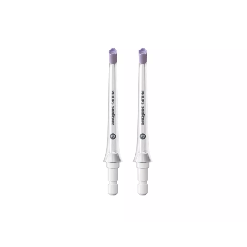Philips Sonicare Power Flosser HX3062/00 2er-Packung F3 Quad Stream Munddusche-Aufsatz