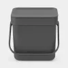 Bin Brabantia 209888 Schwarz Plastic 139x188x174 mm