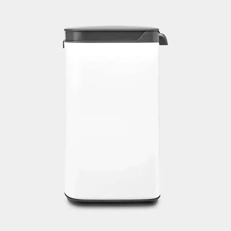 Brabantia Bo Abfalleimer 4 L rechteckig Stahl Schwarz Weiß
