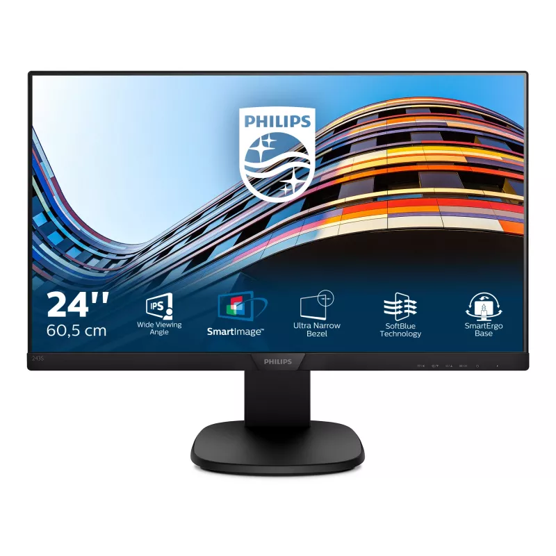 Philips S Line LCD-Monitor mit SoftBlue-Technologie 243S7EHMB/00