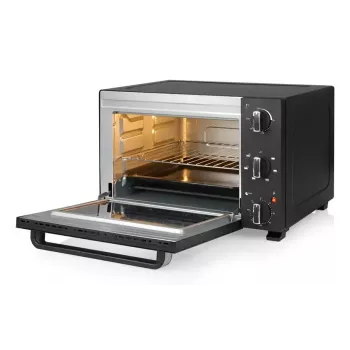 Kompakter Tischbackofen Tristar OV-3627 — 27 L, 1500 W, schwarz, Drehregler