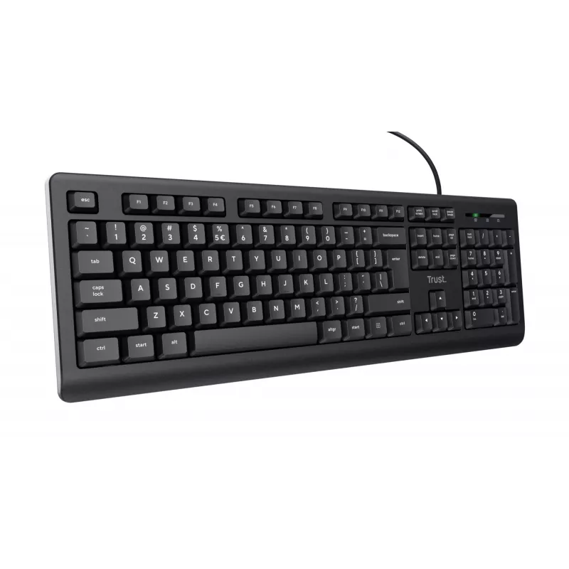 Trust TK-150 Tastatur Universal USB QWERTY Schwarz