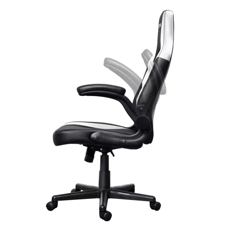 Universal-Gaming-Stuhl Trust GXT 703W RIYE Schwarz Weiß 140 kg