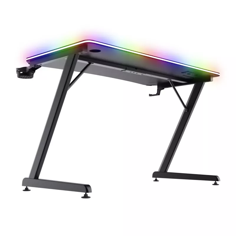 Tisch Trust GXT 710 Luminus Pro Schwarz Rechteckig ABS/PC 1200x600x740mm