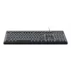 Kabelgebundene Full-Size-Tastatur TRUST Primo Illuminated USB QWERTZ Deutsch, 104 Tasten, schwarz, 1,8 m Kabel