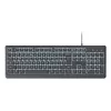 Kabelgebundene Full-Size-Tastatur TRUST Primo Illuminated USB QWERTZ Deutsch, 104 Tasten, schwarz, 1,8 m Kabel