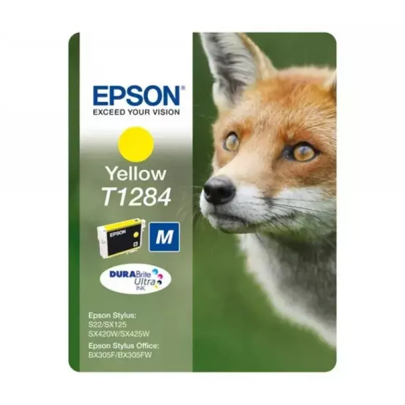 Epson Fox Einzelpackung Gelb T1284 DURABrite Ultra Tinte