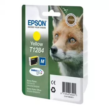 Epson Fox Einzelpackung Gelb T1284 DURABrite Ultra Tinte