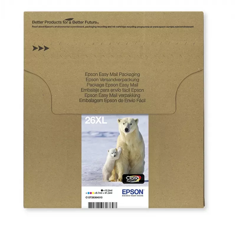 Cartridge Epson Multipack 4-Farben C13T26364511 4x6ml