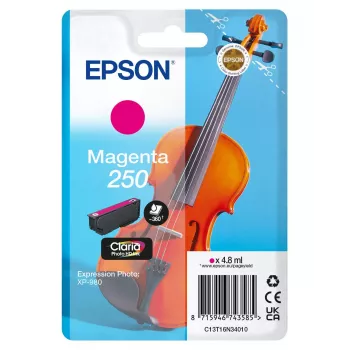 Tintenpatrone Epson 250 Claria Photo HD Magenta – Original, 4.8 ml, Einzelpackung