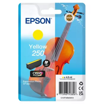 Epson 250 Violin Claria Photo HD Tintenpatrone 1 Stück Original Gelb