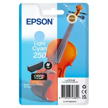 Tintenpatrone Epson 250 Claria Photo HD Light Cyan Original 5,3 ml Einzelpackung