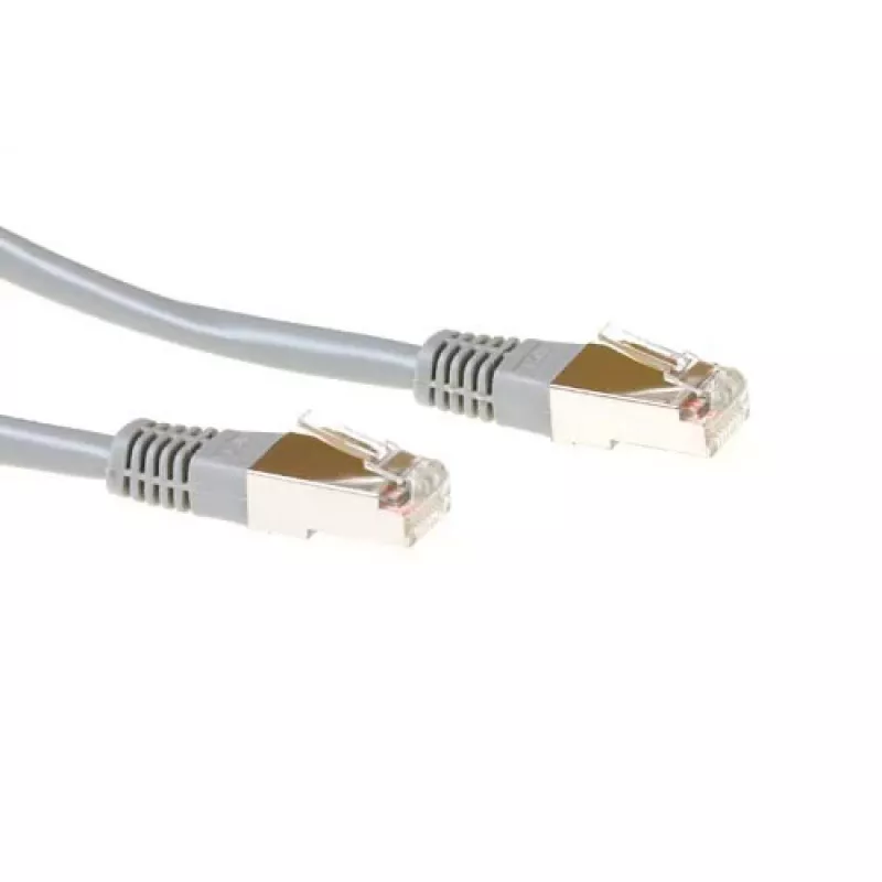 ACT Grau 1 Meter F/UTP CAT5E Patchkabel mit RJ45-Steckern