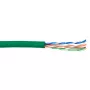 Patchkabel ACT CAT5E U/UTP Litze Grün 100 m