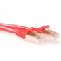 ACT Rot 20 Meter SFTP CAT6A Patchkabel rastnasenschutz mit RJ45-Steckern