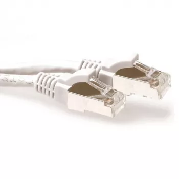 ACT Weiß 0,5 Meter LSZH SFTP CAT6A Patchkabel rastnasenschutz mit RJ45-Steckern