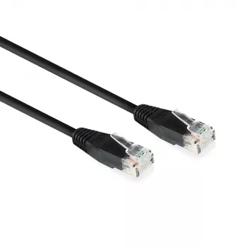 ACT schwarzes 5,0 Meter U/UTP, CAT6 Patchkabel mit RJ45-Anschlüssen