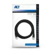 ACT schwarzes 5,0 Meter U/UTP, CAT6 Patchkabel mit RJ45-Anschlüssen