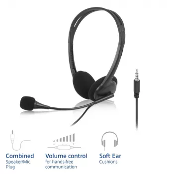 ACT Headset mit 3,5-mm-Audiobuchse