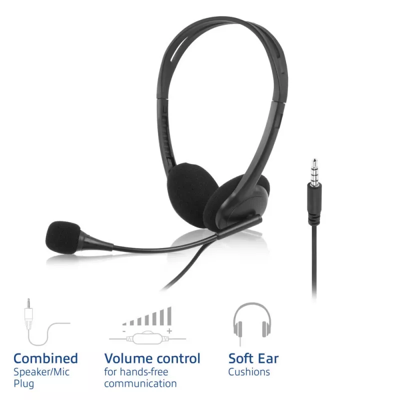 ACT Headset mit 3,5-mm-Audiobuchse
