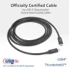 ACT USB4 20Gbps 240W USB Type-C Kabel 2m Schwarz USB-IF zertifiziert