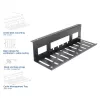 Untertisch-Kabelmanagementwanne ACT 40 cm Stahl, gerade, 3 kg Tragfähigkeit (B400×T140×H100 mm)