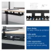 Untertisch-Kabelmanagementwanne ACT 80 cm – gerade horizontale Stahlwanne 800×140×100 mm