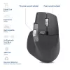 ACT AC5147 kabellose Lasermaus — rechtshändig, RF + Bluetooth, 4800 DPI, 6 Tasten, grau