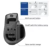 ACT AC5147 kabellose Lasermaus — rechtshändig, RF + Bluetooth, 4800 DPI, 6 Tasten, grau