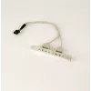 Gembird CCUSBRECEPTACLE Schnittstellenkarten/Adapter Intern USB 2.0