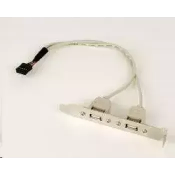 Gembird CCUSBRECEPTACLE Schnittstellenkarten/Adapter Intern USB 2.0