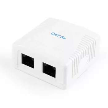 Netzwerk-Splitter Gembird NCAC-2U5E-01 Cat5e Buchsen weiß
