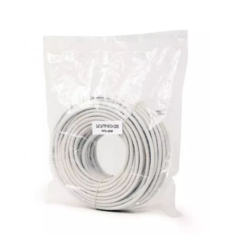 Netzwerkkabel Gembird PP6-30M RJ-45 Cat6 30m Grau