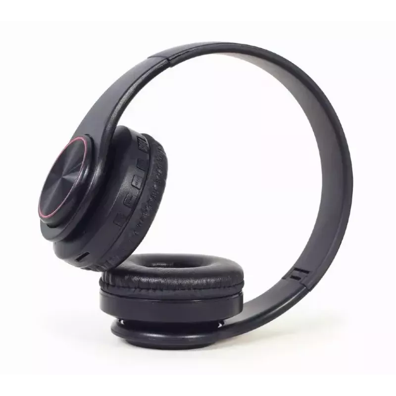 Kabelgebundenes & kabelloses Headset GEMBIRD BHP-LED-01, supra-aural, Kopfbügel, schwarz, 0,3 m Kabel, 150 g